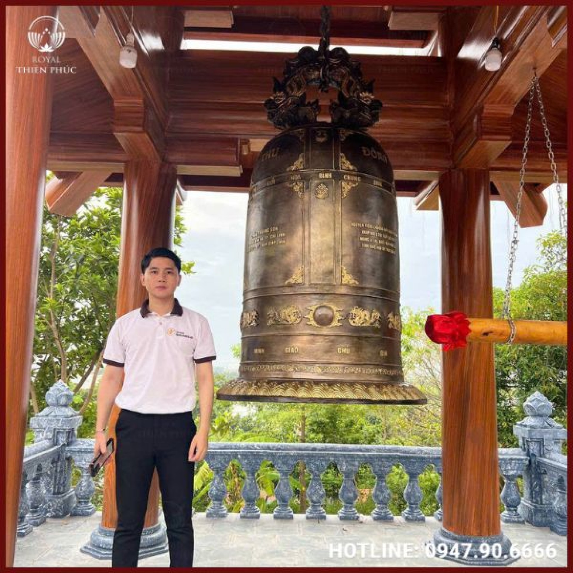 Dịch vụ đúc chuông đồng truyền thống –Lưu giữ thanh âm linh thiêng qua thời gian